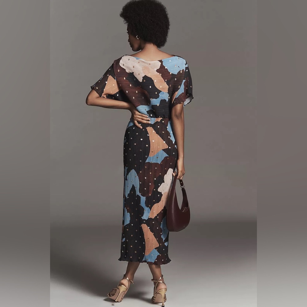 Never Fully Dressed Multi-Color Abstract Print Maxi Dress - Picture 6 of 12